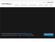 Tablet Screenshot of mindshiftonline.com